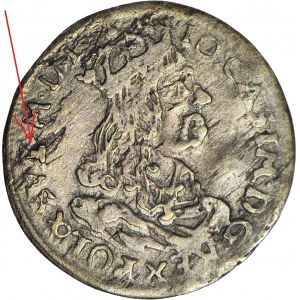 RR-, Jan Kazimierz, Trojak 1662, Kraków, błąd SVI zamiast SVE