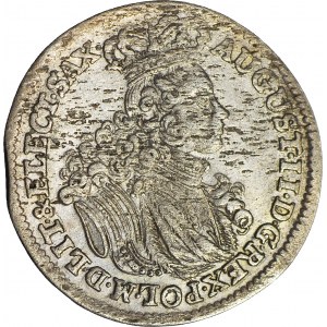 August II Mocny, Szóstak 1702, Lipsk, piękny