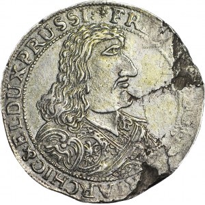 Lenne Prusy Książęce, Fryderyk Wilhelm, Ort 1662, Królewiec, szerokie popiersie