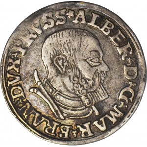 Lenne Prusy Książęce, Albrecht Hohenzollern, Trojak 1535, Królewiec