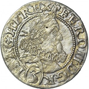 Śląsk, Ferdynand II, 3 krajcary 1628 HR, Wrocław, menniczy