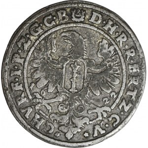 RRR-, Śląsk, Księstwo Krośnieńskie, Jerzy Wilhelm, 12 groszy kiperowych 1622, Krosno Odrzańskie, b. rzadkie