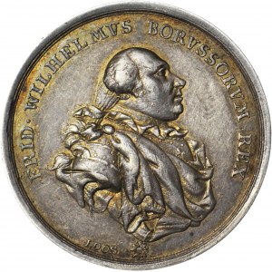 Medal hołdu prowincji polskich królowi pruskiemu po trzecim rozbiorze 1796