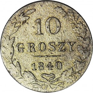 Królestwo Polskie, 10 groszy 1840