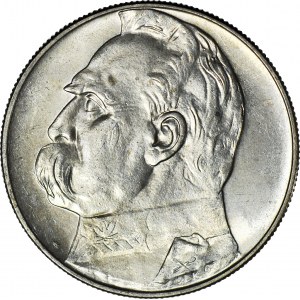 10 złotych 1935, Piłsudski, menniczy