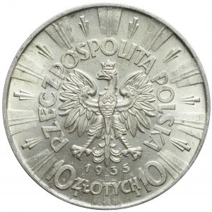 10 złotych 1935, Piłsudski, piękny