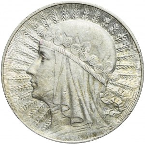 5 złotych 1934, Głowa