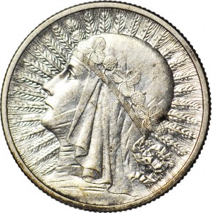 2 złote 1933, Głowa, mennicza, awers jak prooflike