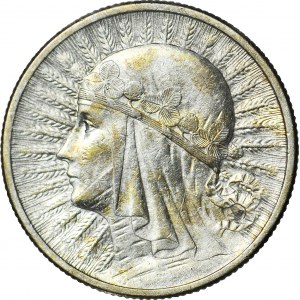 2 złote 1933, Głowa, ok. mennicza