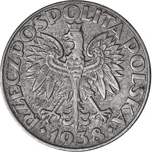 50 groszy 1938 NIENIKLOWANE, rzadkie