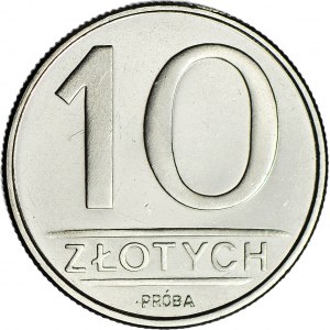 10 złotych 1984, PRÓBA nikiel