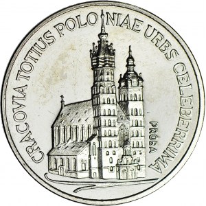 100 złotych 1980, PRÓBA nikiel, Kościół Mariacki w Krakowie