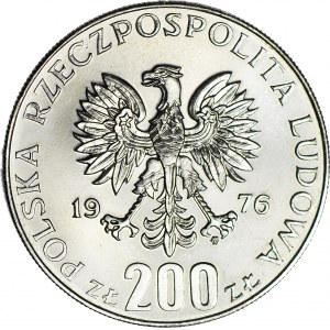 200 złotych 1976, PRÓBA, nikiel, Olimpiada - koła olimpijskie