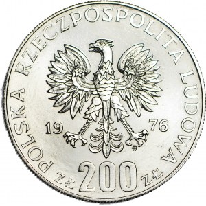 200 złotych 1976, PRÓBA, nikiel, Olimpiada - znicz olimpijski