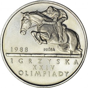 500 złotych 1987, PRÓBA, nikiel, Igrzyska Seul
