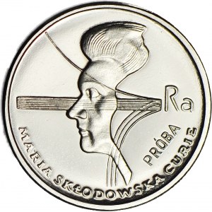 2000 złotych 1979, PRÓBA, nikiel, Maria Skłodowska-Curie