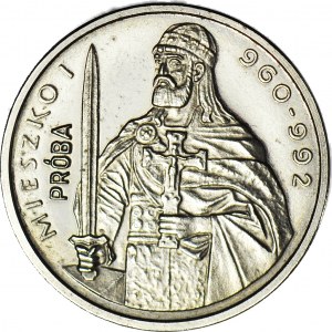 2000 złotych 1979, PRÓBA, nikiel, Mieszko I - półpostać