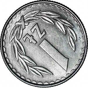 RR-, 1 złote 1984, SKRĘTKA 135 stopni, b. rzadkie