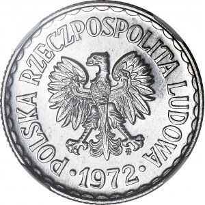 1 złoty 1972, świeży stempel