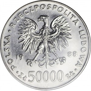 50.000 zł 1988 Józef Piłsudski