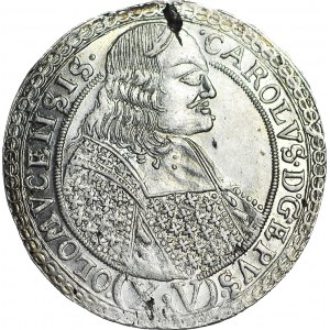 Austria, Ołomuniec biskupstwo, Karol II z Liechtenstein, 15 krajcarów 1694 SAS, Kromieryż, mennicze