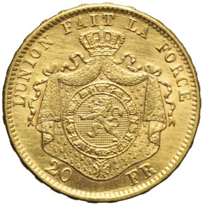 Belgia, Leopold II Koburg, 20 franków 1870