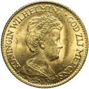 Holandia, 10 guldenów 1917, Wilhelmina