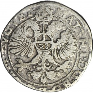 Niderlandy, Kampen, 28 stuberów bez daty (XVII w), moneta z tytulaturą Mathiasa I