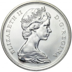 Kanada, Elżbieta II, 50 centów 1965,