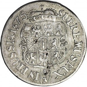 Niemcy, Brandenburgia-Prusy, Fryderyk Wilhelm, 1/3 talara 1675 HS, Królewiec