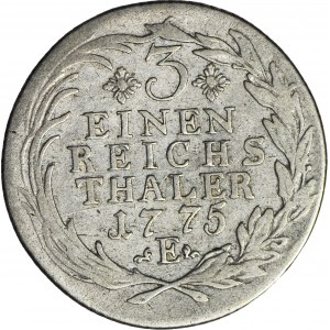 Niemcy, Prusy- królestwo, Fryderyk II, 1/3 talara 1775 E, Królewiec