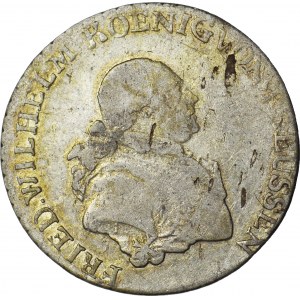 Niemcy, Prusy, Fryderyk Wilhelm II, 1/3 talara 1790 E, Królewiec
