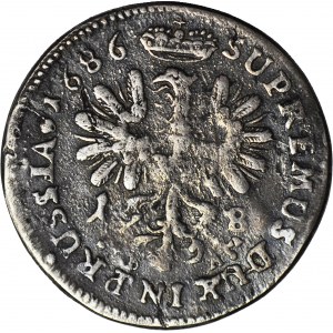 Niemcy, Brandenburgia-Prusy, Fryderyk Wilhelm, Ort 1686 HS, Królewiec