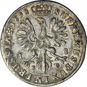 Niemcy, Brandenburgia-Prusy, Fryderyk III, Ort 1698 SD, Królewiec