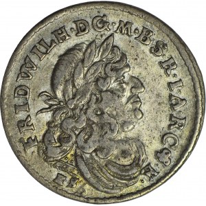 Niemcy, Brandenburgia-Prusy, Fryderyk Wilhelm, Szóstak 1681 HS, Królewiec