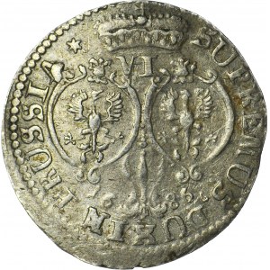 Niemcy, Brandenburgia-Prusy, Fryderyk Wilhelm, Szóstak, 1686 BA, Królewiec, rzadsze BA pisane