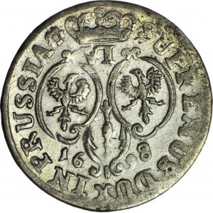 Niemcy, Brandenburgia-Prusy, Fryderyk III, Szóstak 1698 SD, Królewiec