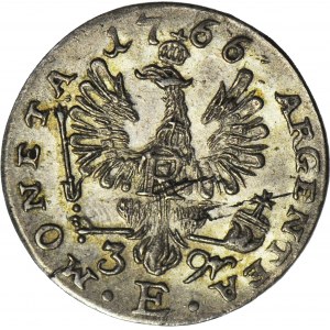 Niemcy, Prusy- królestwo, Fryderyk II, Trojak 1766 E, Królewiec