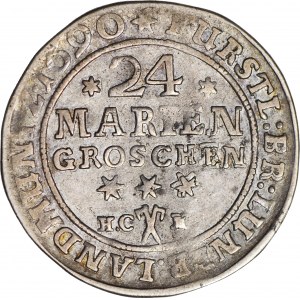 Niemcy, Brunszwik-Lüneburg, Rudolf August i Antoni Ulryk, 24 mariengroszy 1690 HC-H