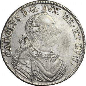 Niemcy, Brunszwik-Wolfenbüttel, Karol I, 2/3 talara (gulden) 1766 E/I.D.B
