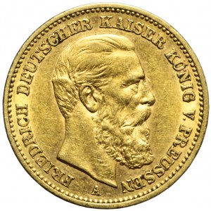 Niemcy, Prusy, 20 marek 1888, Fryderyk III, Berlin