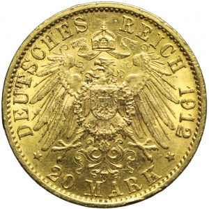 Niemcy, Prusy, 20 marek 1912, Wilhelm II, Berlin