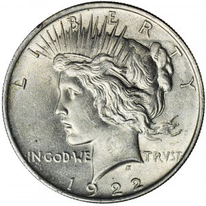 Stany Zjednoczone Ameryki (USA), 1 dolar 1922, Filadelfia, typ Peace