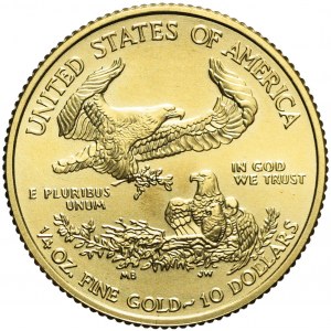 Stany Zjednoczone Ameryki (USA), 10 dolarów 2020, złoto