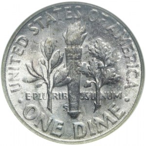 Stany Zjednoczone Ameryki (USA), 10 centów = 1 dime, 1954, San Francisco