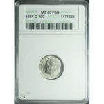 Stany Zjednoczone Ameryki (USA), 10 centów = 1 dime, 1951, Denver