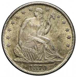 Stany Zjednoczone Ameryki (USA), 1/2 dolara 1870, Filadelfia