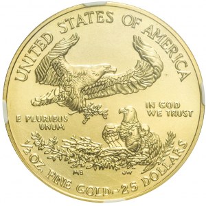 Stany Zjednoczone Ameryki (USA), 25 dolarów Orzeł, 2016, ideał