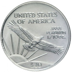 Stany Zjednoczone Ameryki (USA), 10 dolarów Orzeł, 2006, PLATYNA, ideał