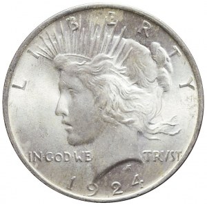 Stany Zjednoczone Ameryki (USA), 1 dolar 1924, Filadelfia, typ Peace